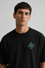 Noctilupus Turquoise Relic T Shirt in Black