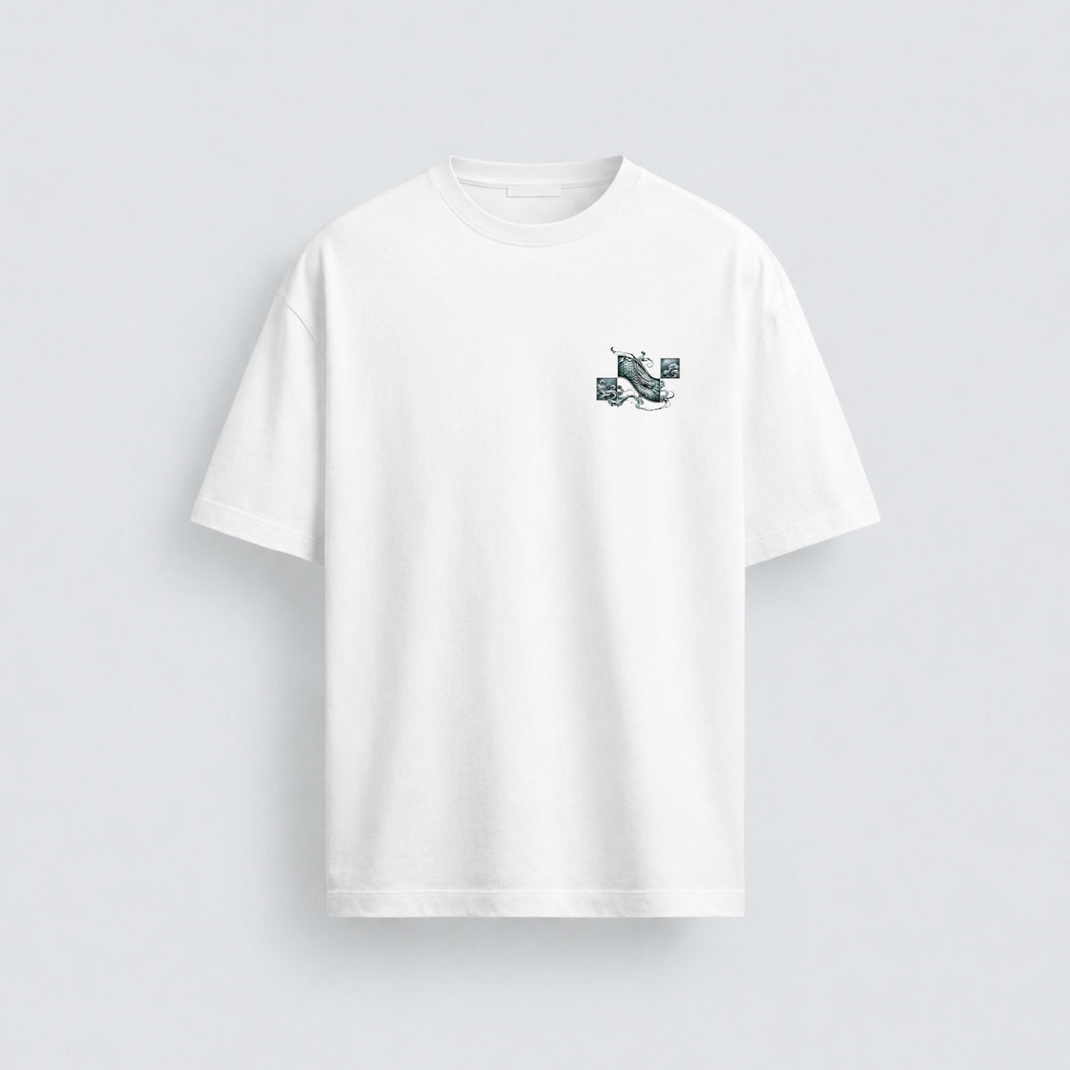 Noctilupus Jade Drake T Shirt in White