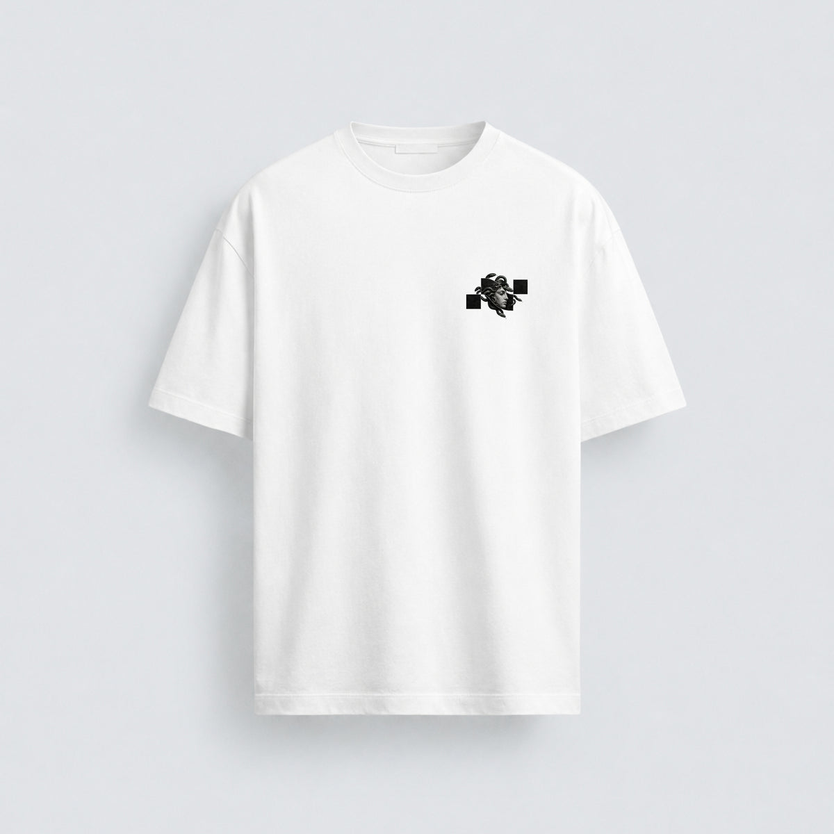 Noctilupus Medusa Crest T Shirt in White