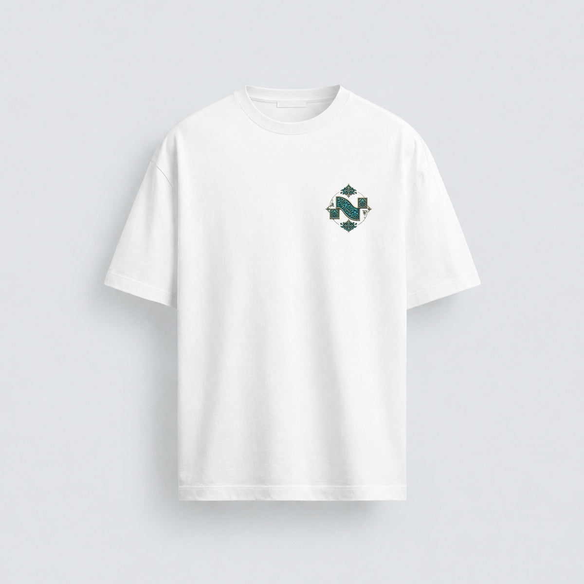 Noctilupus Türkis Relikt T-Shirt in Weiß