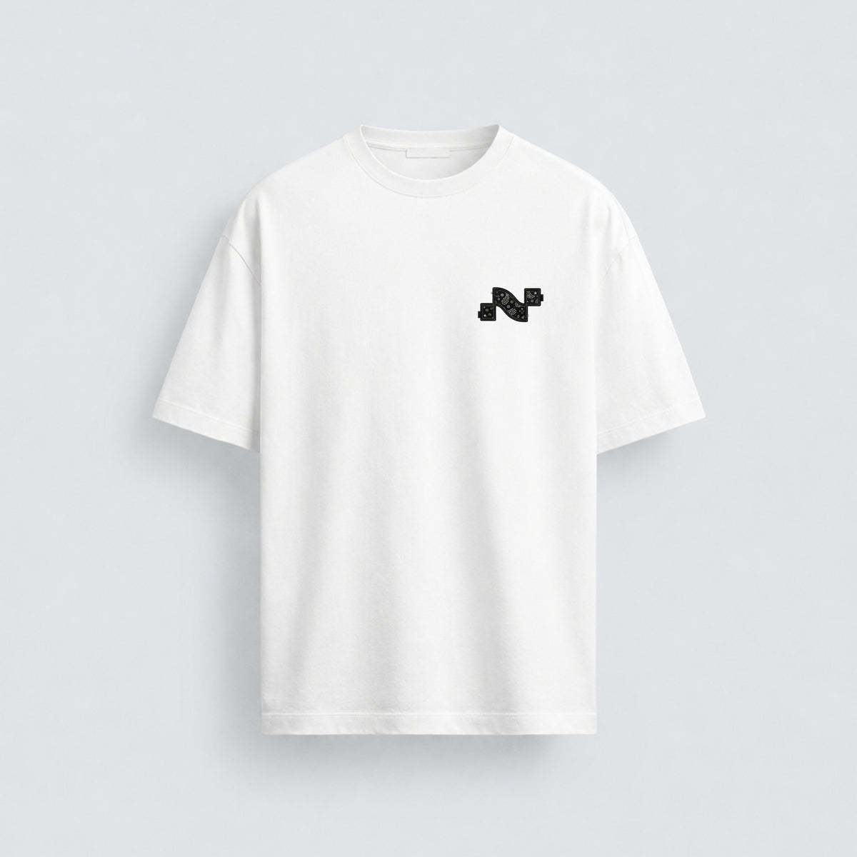 Noctilupus Midnight Paisley T Shirt in White