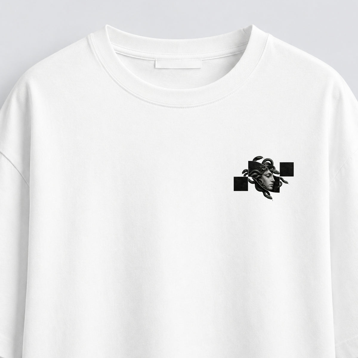 Noctilupus Medusa Crest T Shirt in White