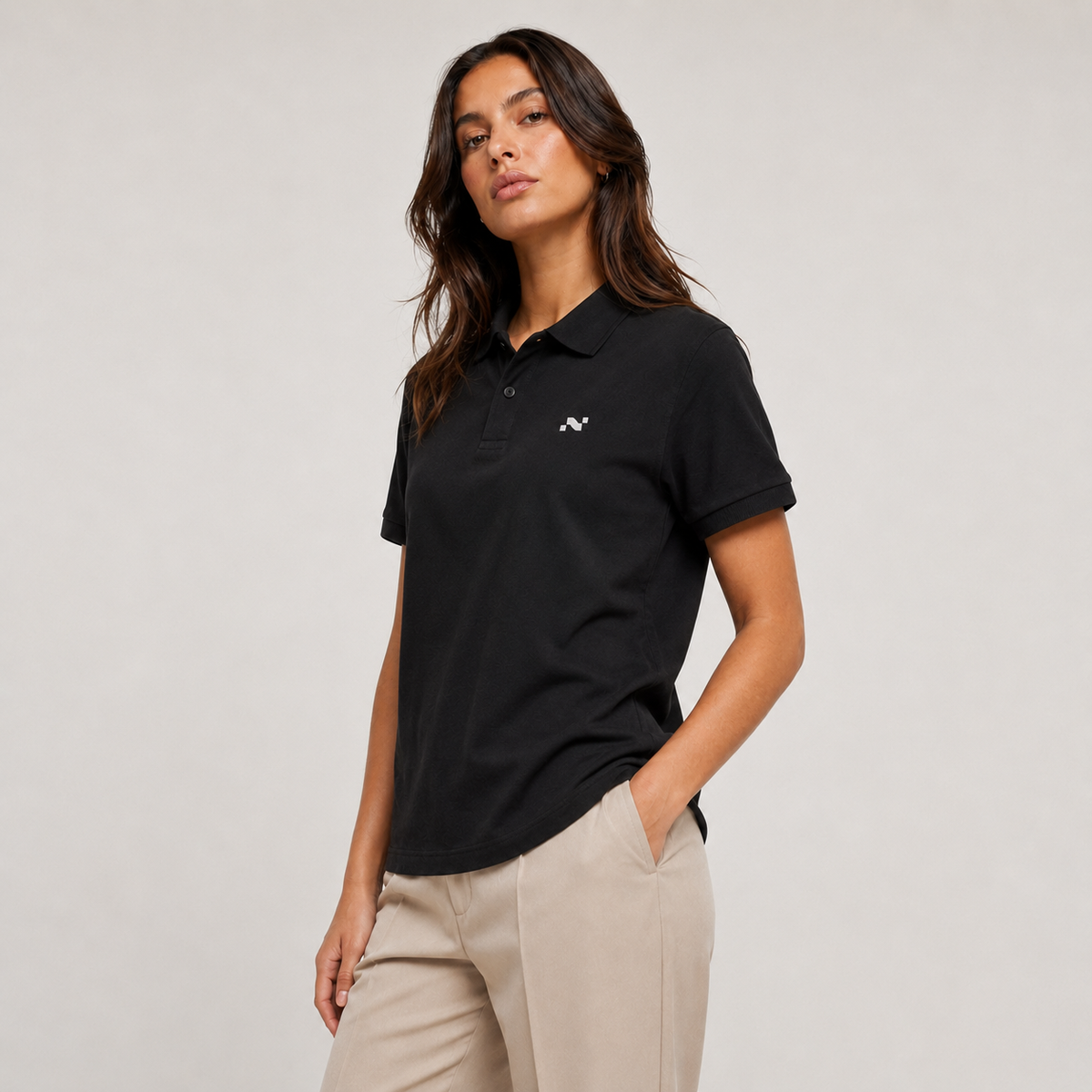 Noctilupus Polo Shirt in Black
