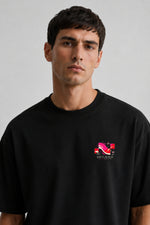 Noctilupus Rouge Regret T-Shirt in Schwarz