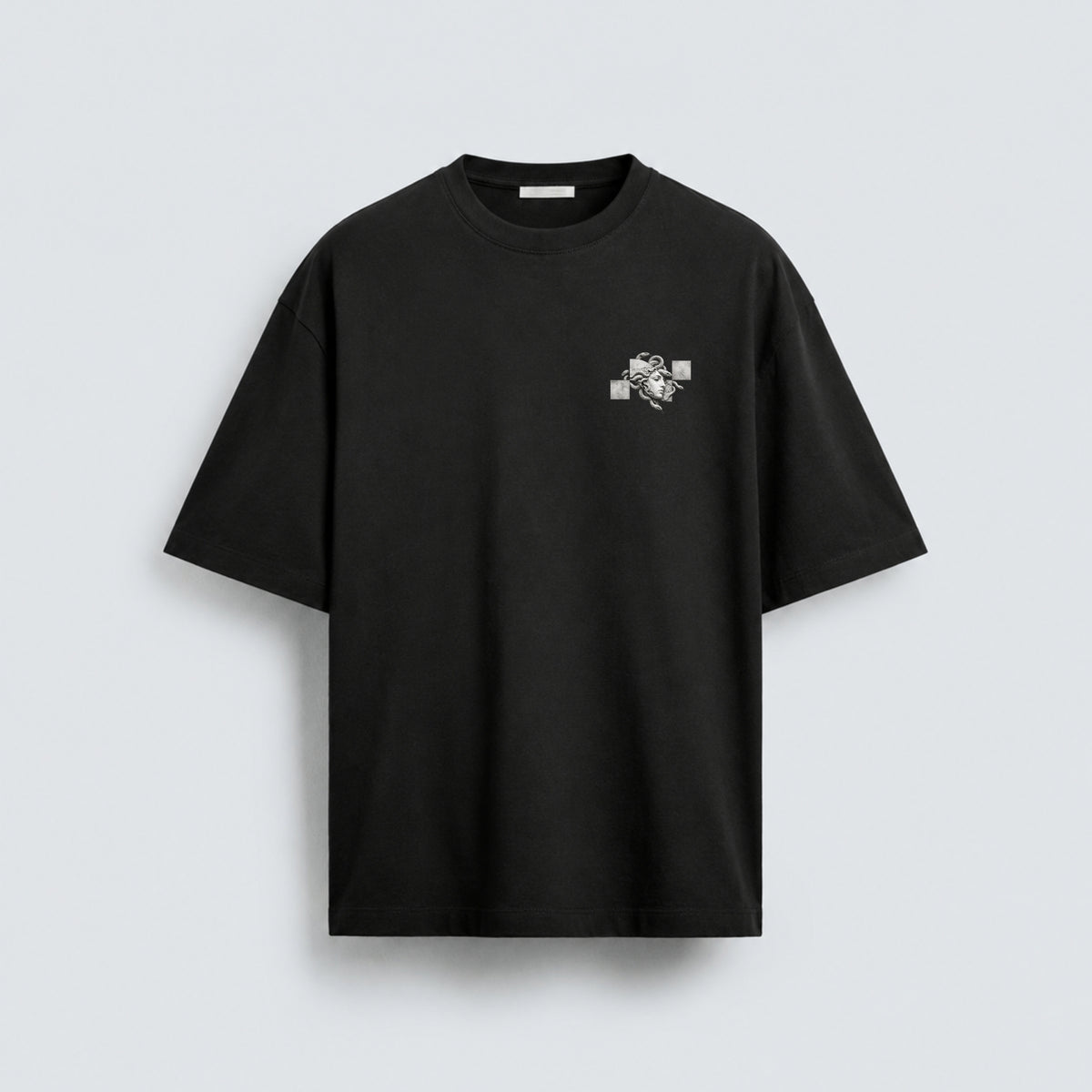 Noctilupus Medusa Crest T Shirt in Black