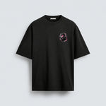 Noctilupus Crystal Swan T Shirt in Black