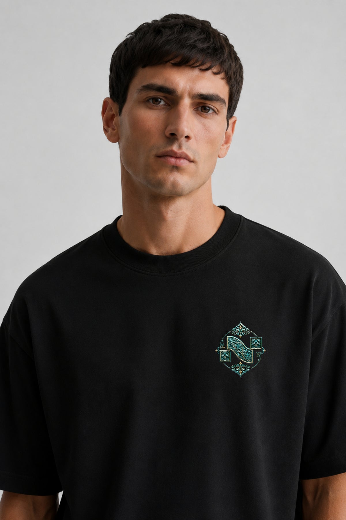 Noctilupus Turquoise Relic T Shirt in Black