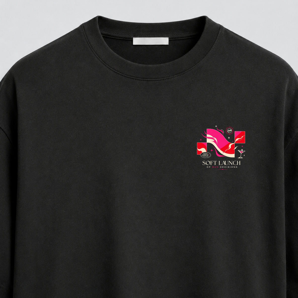 Noctilupus Rouge Regret T-Shirt in Schwarz