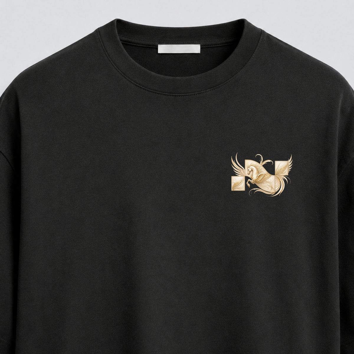Noctilupus Pegasus Glow T Shirt in Black