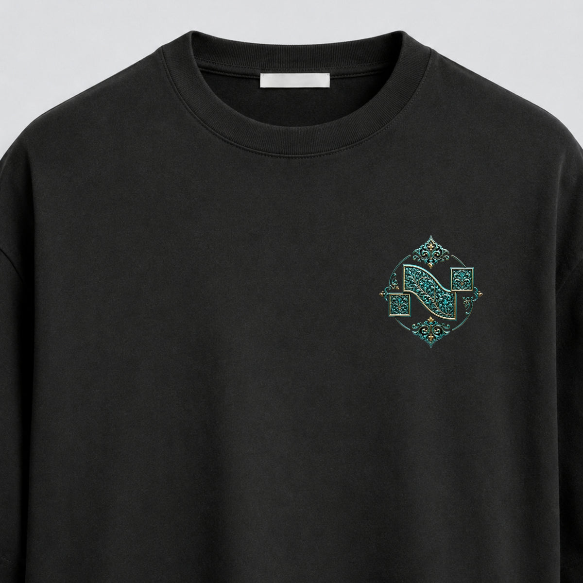 Noctilupus Turquoise Relic T Shirt in Black