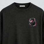 Noctilupus Crystal Swan T Shirt in Black