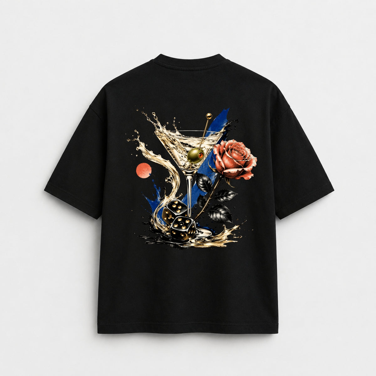 Noctilupus Roulette Bloom T-Shirt in Schwarz