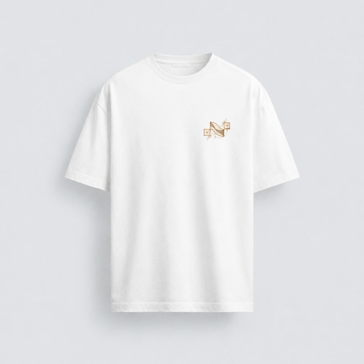 Noctilupus Golden Pearl T Shirt in White
