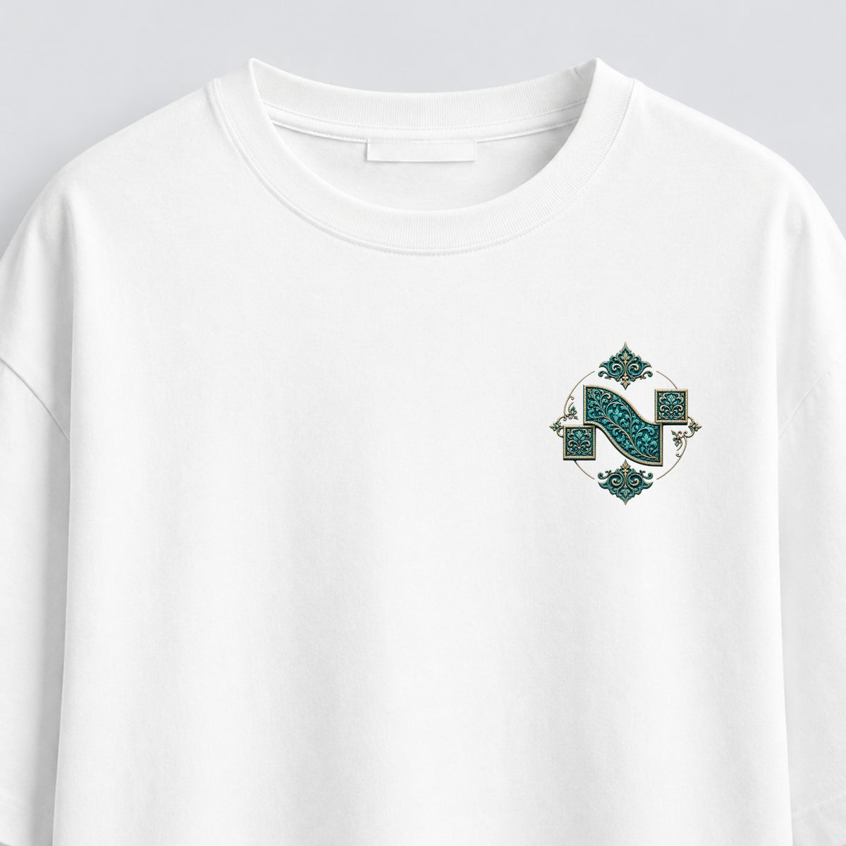 Noctilupus Türkis Relikt T-Shirt in Weiß