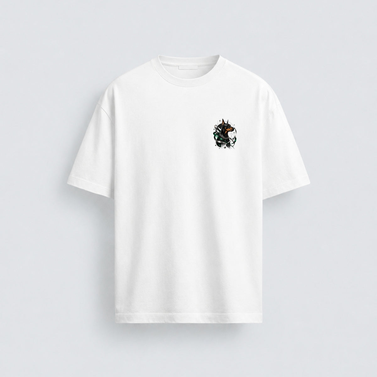 Noctilupus Emerald Guard T Shirt in White