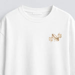 Noctilupus Golden Pearl T Shirt in White