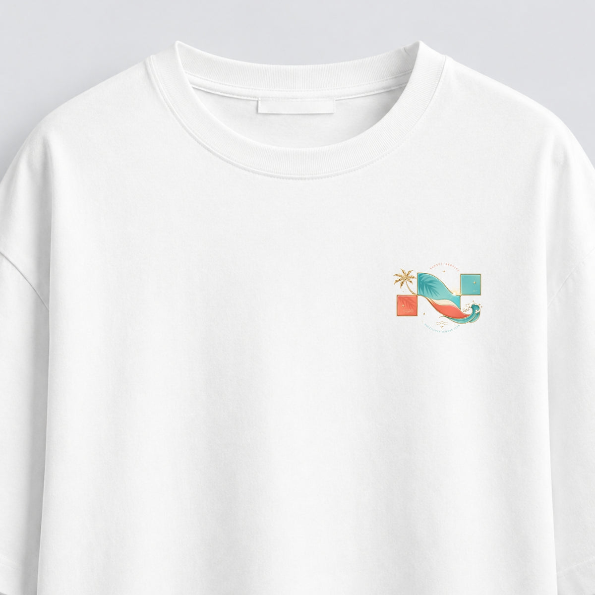 Noctilupus Sunset Service T Shirt in White