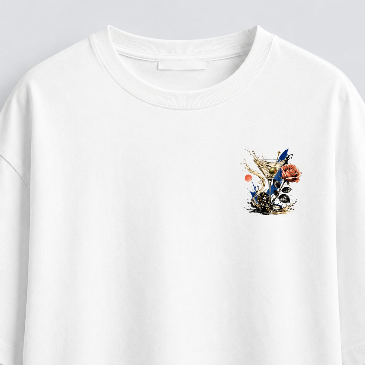 Noctilupus Roulette Bloom T Shirt in White
