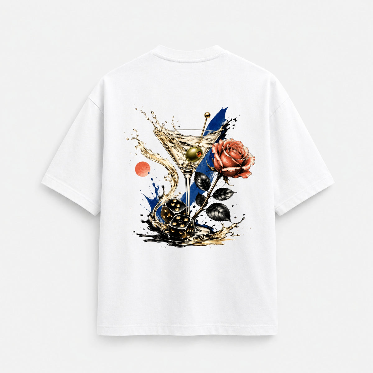 Noctilupus Roulette Bloom T Shirt in White
