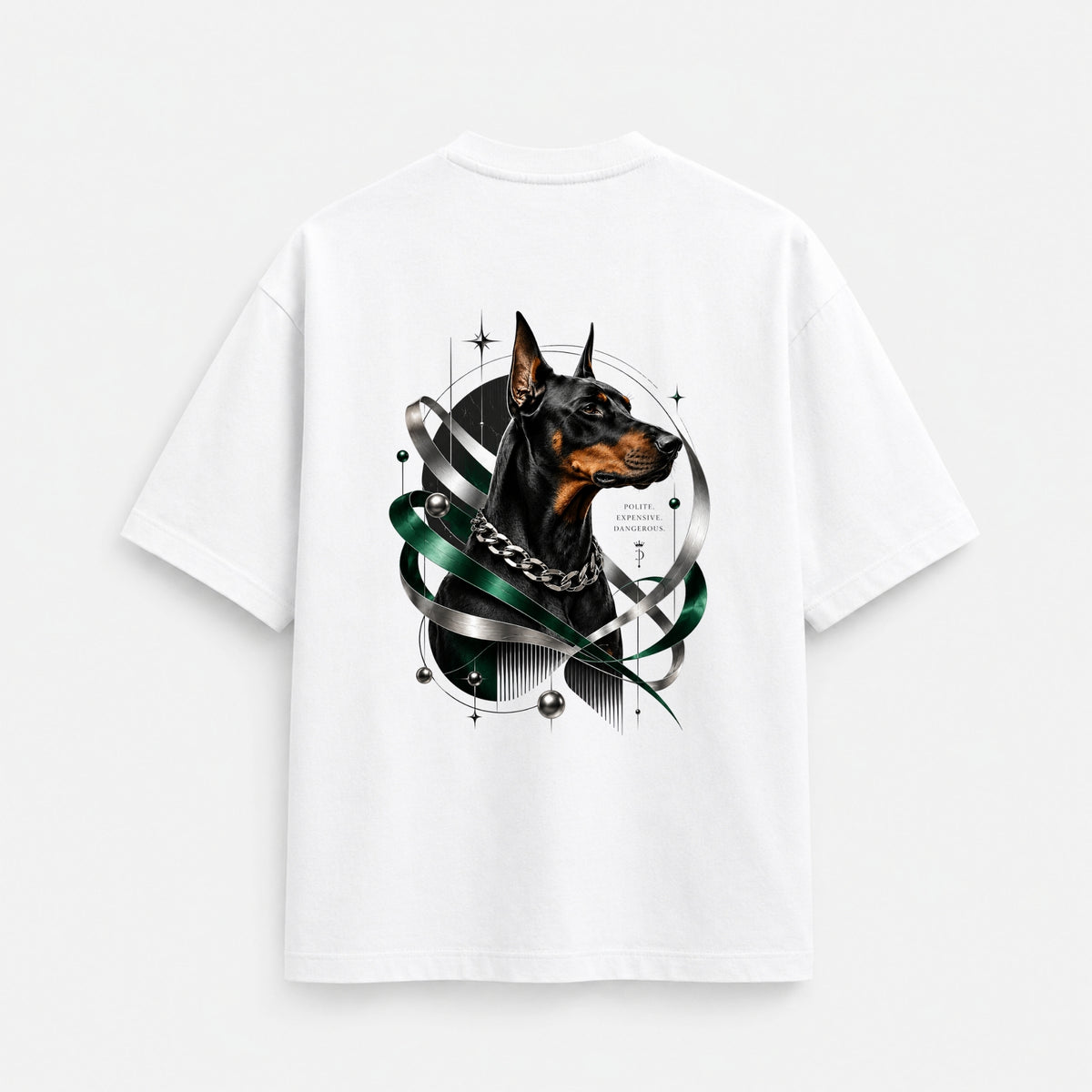 Noctilupus Emerald Guard T Shirt in White