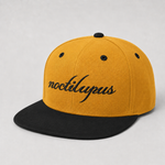 Noctilupus Snapback Cap in Gold and Black