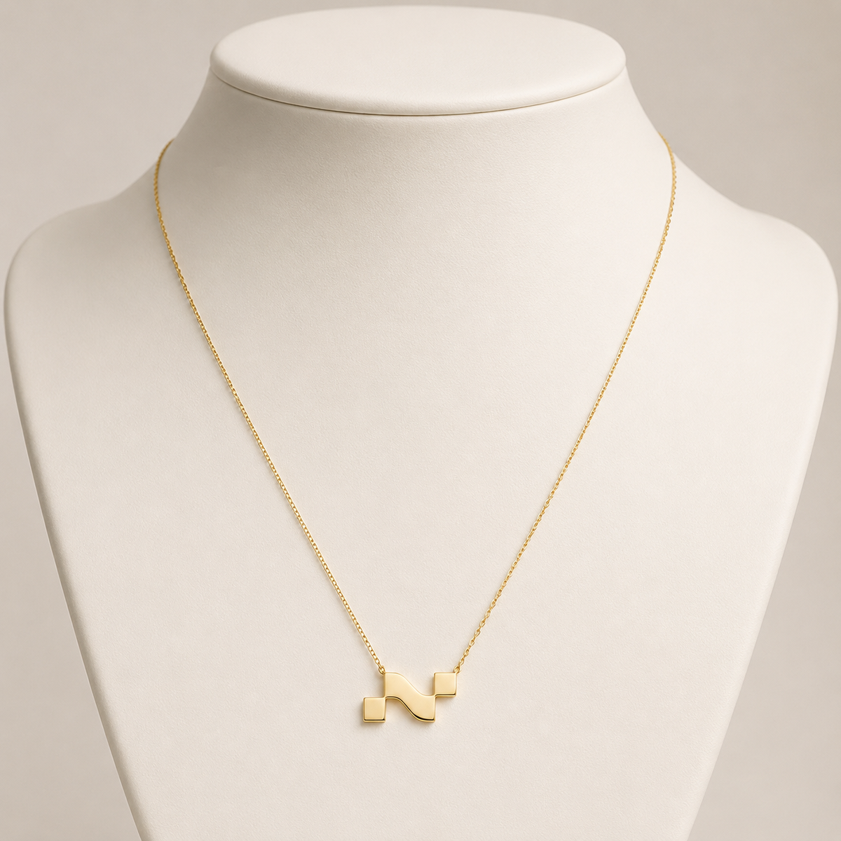Noctilupus Necklace Gold Tone
