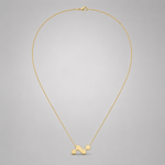 Noctilupus Necklace Gold Tone