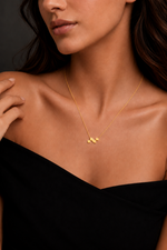 Noctilupus Necklace Gold Tone